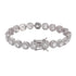 8mm Round Cut Cluster Bracelet