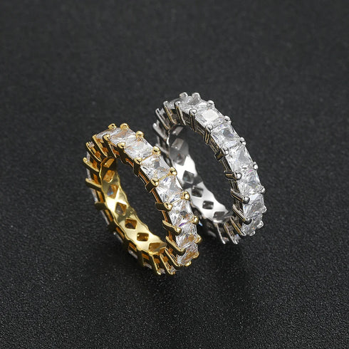 5mm Squared Tennis Ring