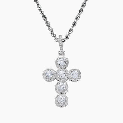 Cluster Cross Pendant