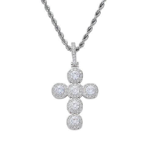 Cluster Cross Pendant
