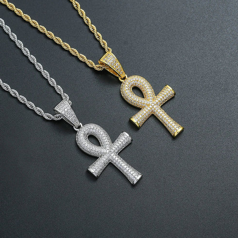 Bubble Ankh Pendant