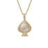 Ace of Spades Pendant