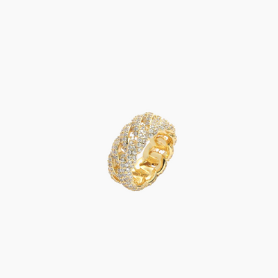 Iced Cuban Link Ring