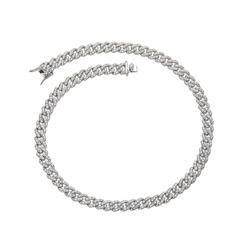 9mm Iced Cuban Link Chain