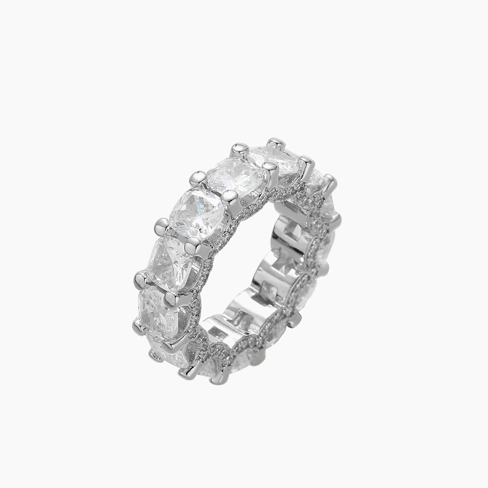 Prong Set Square Cut Ring