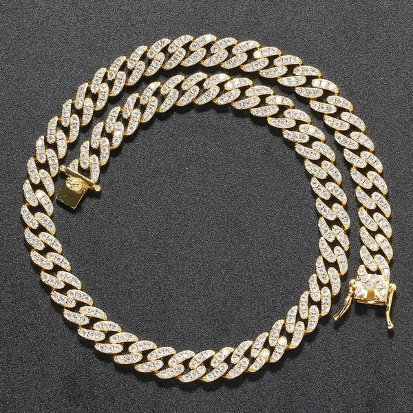8mm Iced Cuban Link Chain