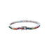 3mm Rainbow Baguette Bracelet
