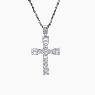 Baguette Cross Pendant