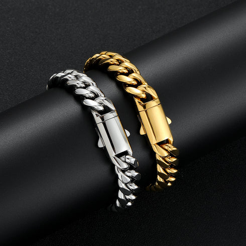 12mm Miami Cuban Link Bracelet