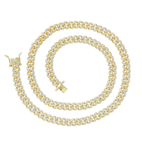 6mm Iced Cuban Link Chain