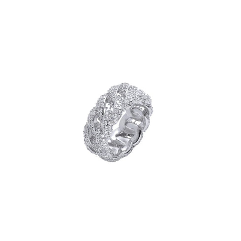Iced Cuban Link Ring