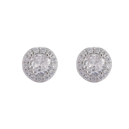 8mm Round Cluster Earring