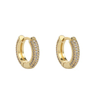 4 Layer Iced Hoop Earrings