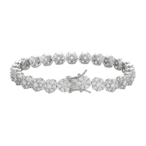8mm Stud Cluster Bracelet