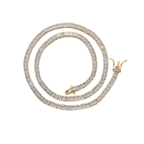3mm Square Cut Tennis Chain