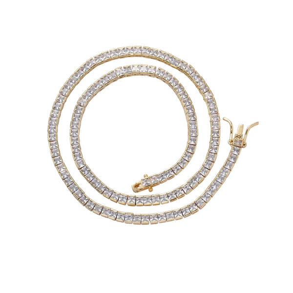 3mm Square Cut Tennis Chain