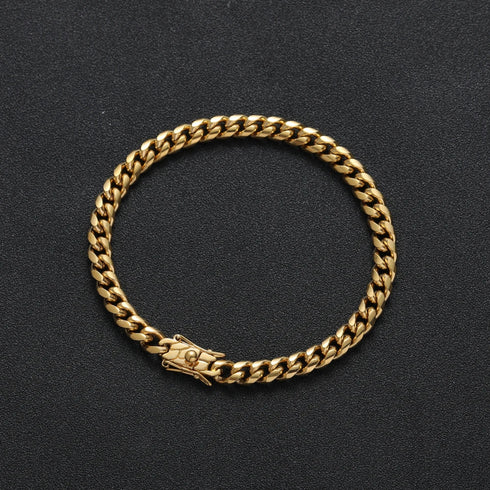 6mm Miami Cuban Link Bracelet