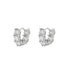 Tennis Hoop Earrings
