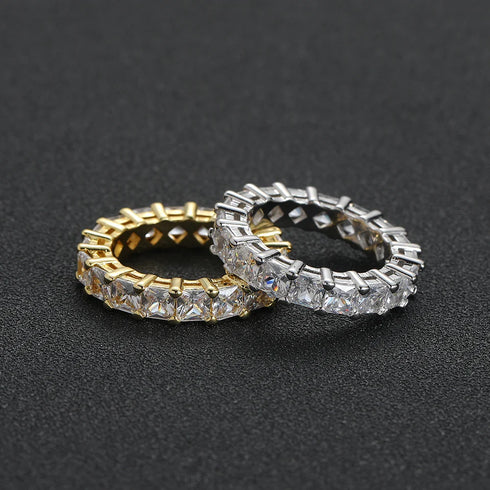 5mm Squared Tennis Ring