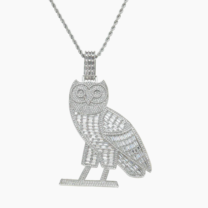 Owl Baguette Pendant