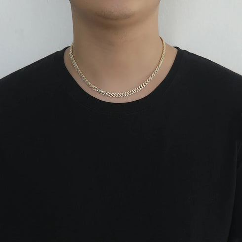 6mm Iced Cuban Link Chain