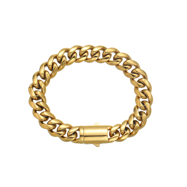 12mm Miami Cuban Link Bracelet