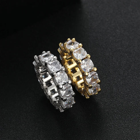 Prong Set Square Cut Ring