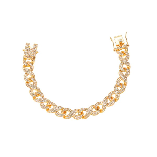 12mm Infinity Link Bracelet