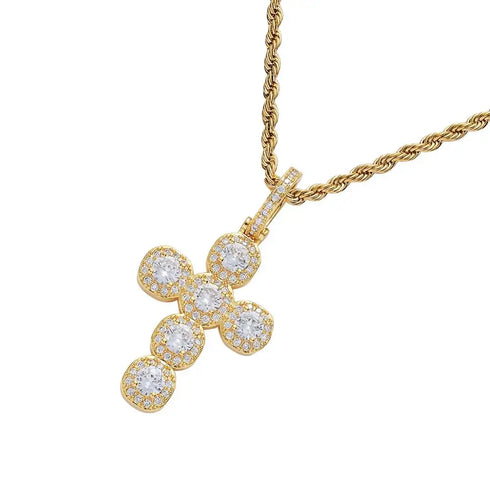 Cluster Cross Pendant
