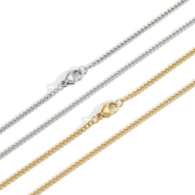 3mm Micro Cuban Link Chain