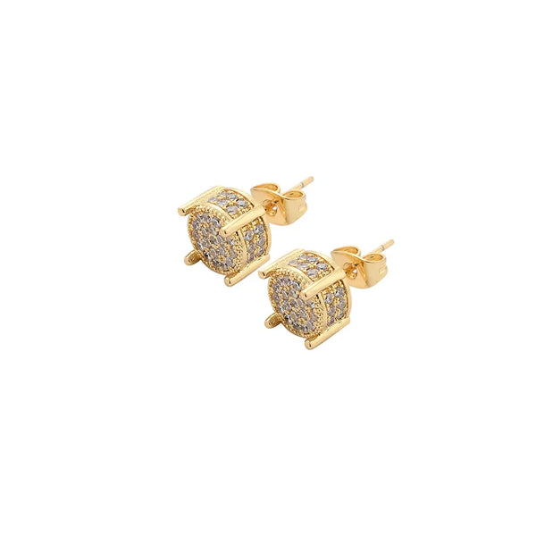 Round Cluster Earrings