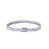 4mm Square Cut Tennis Bracelet