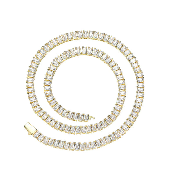 5mm Baguette Tennis Chain