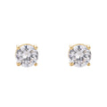 8mm Round Cut Earrings