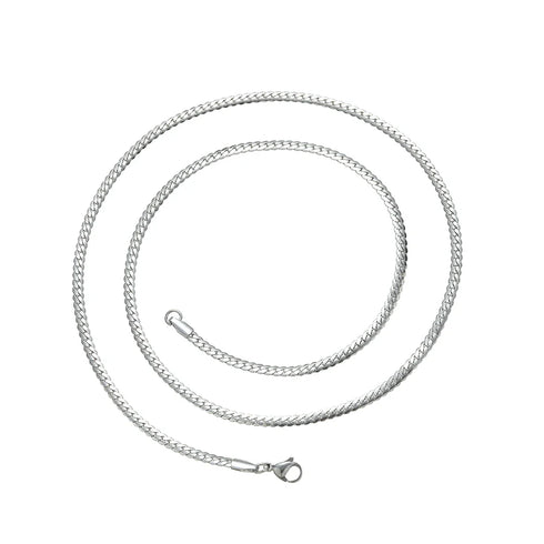 3mm Flat Cuban Link Chain