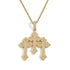 Triple Cross Hearts Pendant