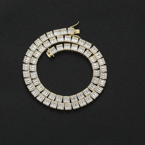 Cluster Baguette Chain