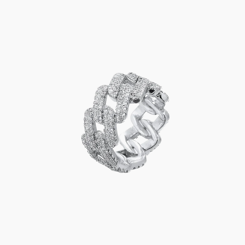 Prong Set Cuban Ring
