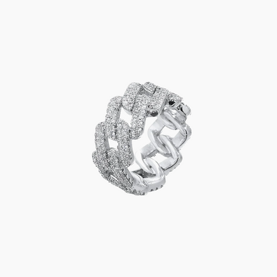 Prong Set Cuban Ring