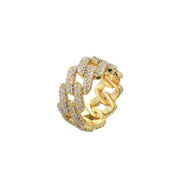 Prong Set Cuban Ring