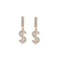Dollar Sign Earrings
