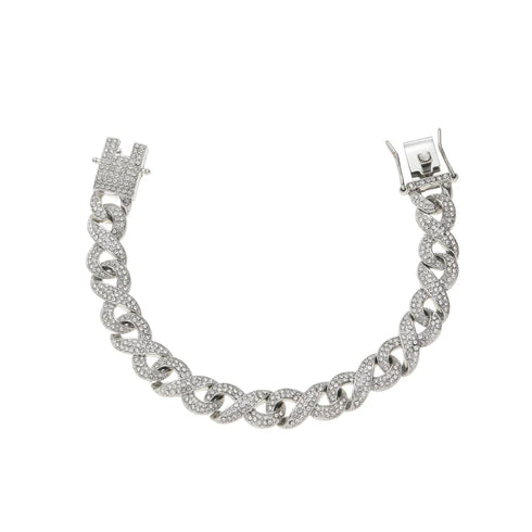 12mm Infinity Link Bracelet