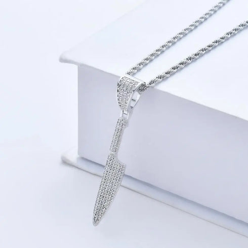 Iced Dagger Pendant