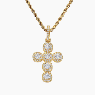 Cluster Cross Pendant