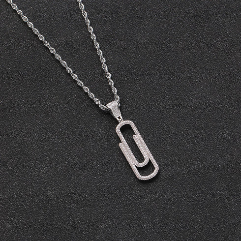 Paper Clip Pendant
