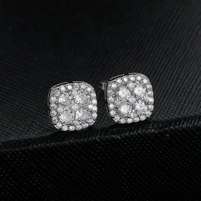 4 Stud Cluster Earrings