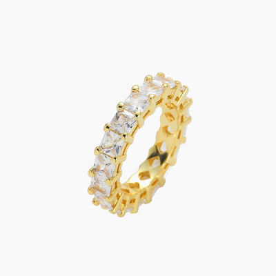 5mm Squared Tennis Ring