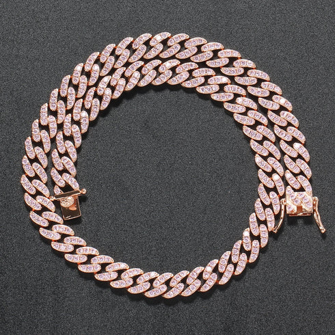 8mm Iced Cuban Link Chain