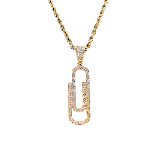 Paper Clip Pendant