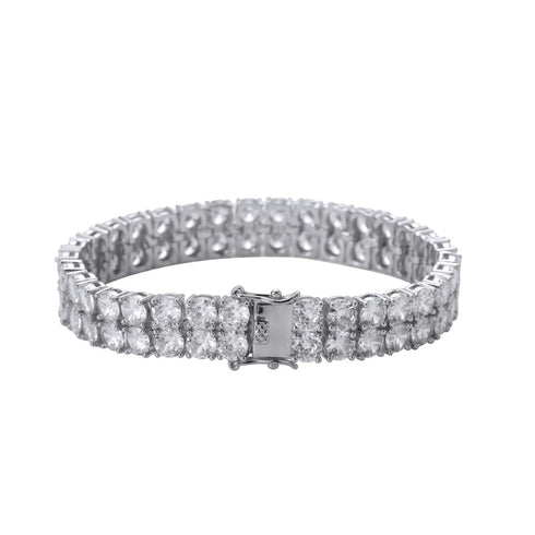 10mm Double Tennis Bracelet